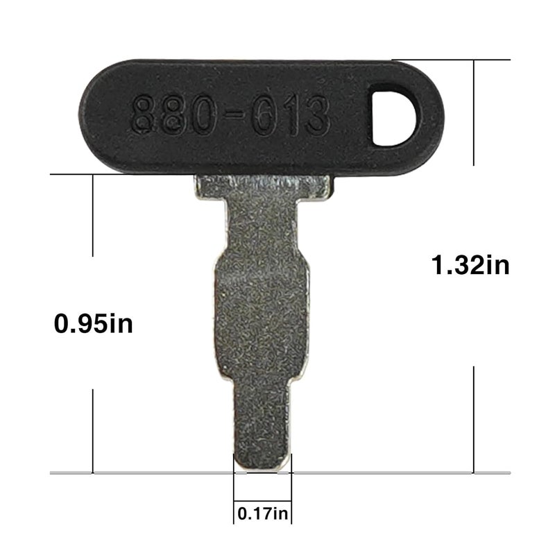 gradora 35111-880-013 Ignition Keys for Hon-da and Clones Engines and Generators Power Equipment GX160 GX200 GX240 GX270 GX340 GX390 (Pack of 6) - Image 4